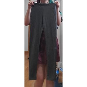 Gray leggings